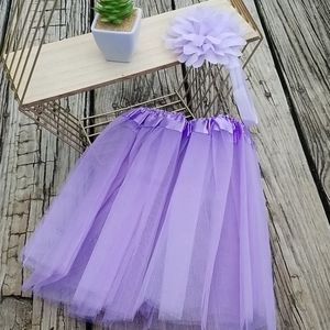 NEW Handmade Long Baby/Toddler Tutu & Headband